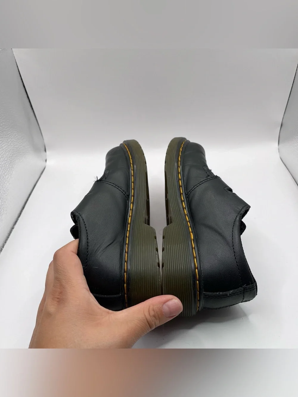 DR. Martens 8065 SOFTY T LEATHER MARY JANE SHOES black big girl size 1